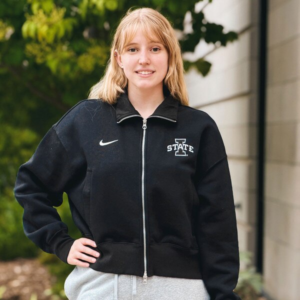 Nike® Women's I-State Black Full-Zip Track Jacket